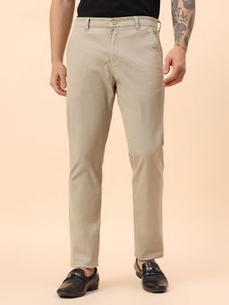 Cantabil - Breathable & Soft with Color Fastness Beige Trouser