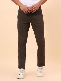 Cantabil - Breathable & Soft with Color Fastness Brown Trouser