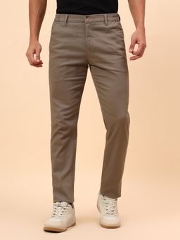 Cantabil - Breathable & Soft with Color Fastness Brown Trouser