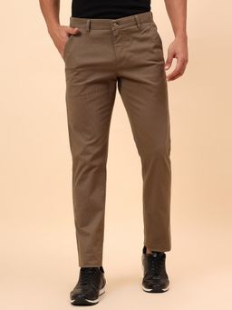 Cantabil - Breathable & Soft with Color Fastness Khaki Trouser