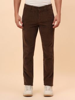 Cantabil - Breathable & Soft with Color Fastness Brown Trouser