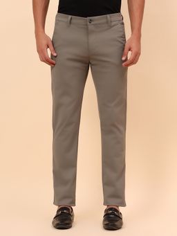 Cantabil - Breathable & Soft with Color Fastness Olive Trouser
