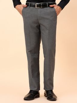 Cantabil - Breathable & Soft with Color Fastness Grey Trouser