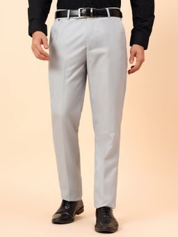 Cantabil - Breathable & Soft with Color Fastness Grey Trouser
