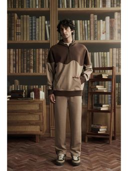 Muvazo - Men Brown Full Sleeve Co-Ord Set