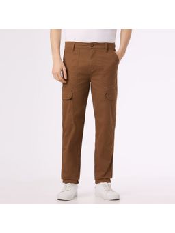 Pepe Jeans - Men Mid Rise Straight Fit Brown Cargo