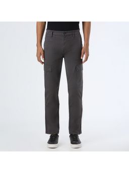 Pepe Jeans - Men Mid Rise Utility Stretch Grey Cargo