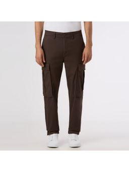 Pepe Jeans - Men Mid Rise Utility Stretch Brown Cargo