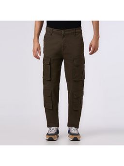 Pepe Jeans - Men Cut and Sew Mid Rise Utility Stretch Green Cargo