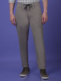 CRIMSOUNE CLUB - Men Grey Trouser