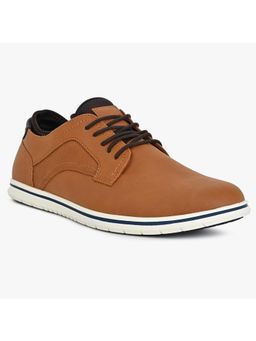 Aldo - Men Brown Lace-Up Derbies