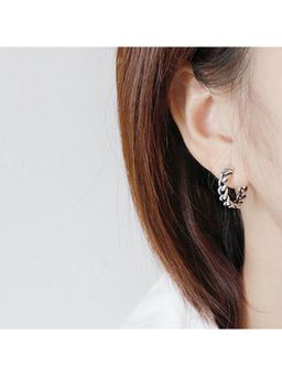 Yellow Chimes - Unisex Stainless Steel Hoop Earrings