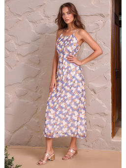 RARE - Multi-Color Printed A-Line Dress