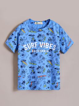 Hopscotch - Blue Beach Life Surf Vibes T-shirt