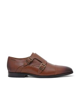 Ruosh - Brown Solid-plain Slip Ons