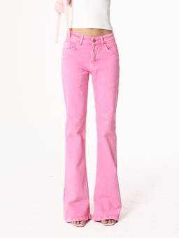 Pebbl Studio - Pink Y2K Bootcut Jeans