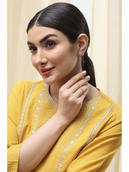 Biba - Women White Brass Studs