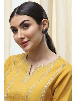 Biba - Women Blue Brass Studs