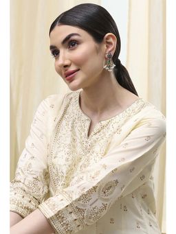 Biba - Women Green Alloy Drop Earrings