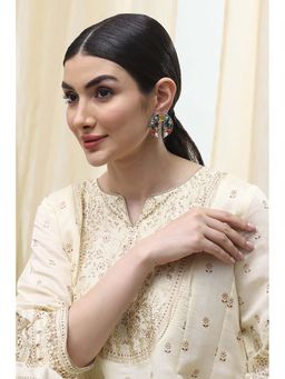 Biba - Women Multi Alloy Drop Earrings