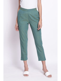 Elleven - Green Indo-Western Trouser Pants