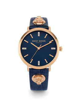 Daisy Dixon - Womens Navy Blue Satin Dial Kendall Analog Watch - D DD164URG (M)