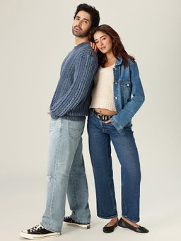 American Eagle - Women Blue Denim Jacket