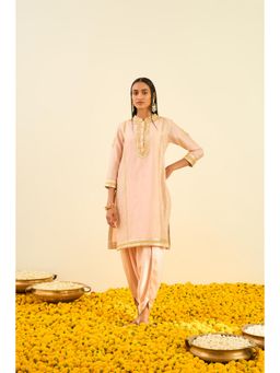 Sheetal Batra - Pink Kurta with Dhoti (Set of 2)