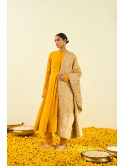 Sheetal Batra - Gold Tilla Embroidery Dupatta