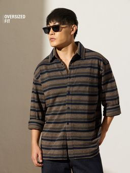 The Souled Store - Knit Olive Mens Knit Shirt