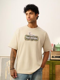 The Souled Store - Official Looney Tunes Desi Folks Oversized T-Shirt