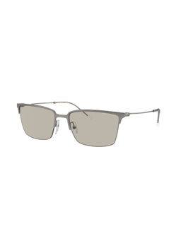 EMPORIO ARMANI - Men Uv Protected Grey Lens Square Sunglasses - 0Ea21553003/358 (58)