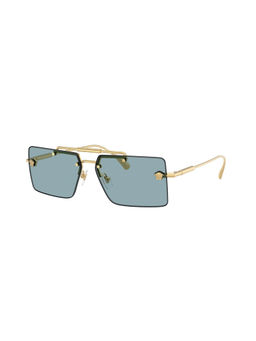VERSACE - Women Uv Protected Blue Lens Square Sunglasses - 0Ve224510028060 (60)