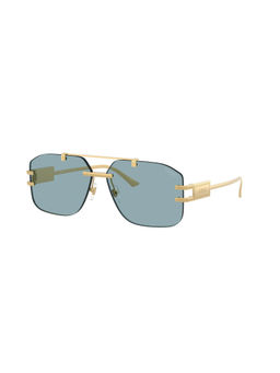 VERSACE - Men Uv Protected Blue Lens Irregular Sunglasses - 0Ve227510028060 (60)