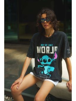 Bonkers Corner - World Of Stitch Oversized T-Shirt