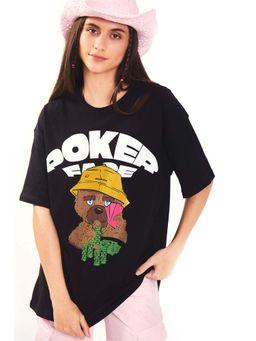 Bonkers Corner - Poker Face Oversized T-Shirt