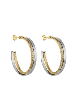 Daniel Klein - Silver Color Earring for Women