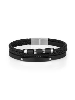 Daniel Klein - Black Color Bracelet for Men