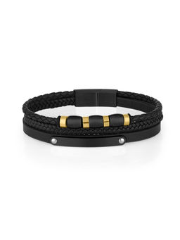 Daniel Klein - Black Color Bracelet for Men