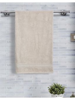 Fabindia - Beige Sancha Pile Cotton Medium Towel - 500 GSM