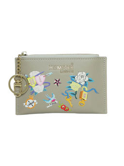 Hamster London - Millionaire Victoria Card Case with Zip Grey (S)