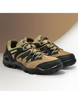 WOODLAND - Mens Colorblock Dubai Khaki Casual Boat Shoes