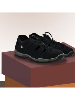 WOODLAND - Mens Navy Lace Up Sandals