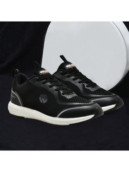 WOODLAND - Woodsport Textured Lace Up Mens Black Sports Shoes