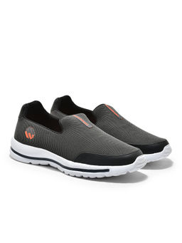 WOODLAND - Mens Grey Slip On Textured Sports Shoes