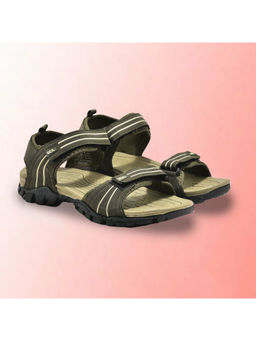 WOODLAND - Mens Olive Velcro Sports Sandals