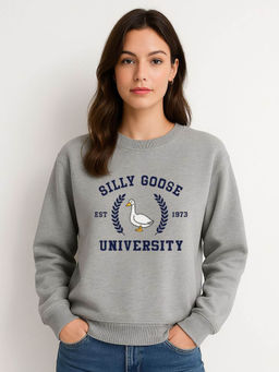 Oh Rare - Grey Typography Sweatshirt