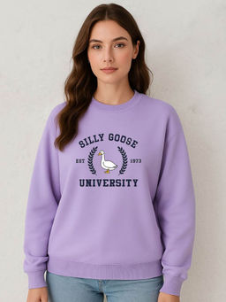 Oh Rare - Lavender Typography Sweatshirt