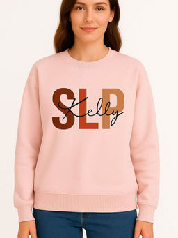 Oh Rare - Pink Typography Sweatshirt