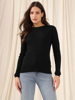 Xpose - Black Full Sleeves Sweatshirt